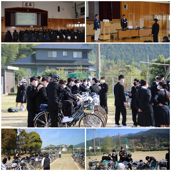 交通安全教室・自転車点検